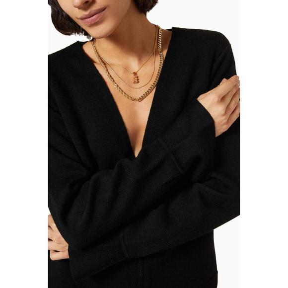 NEW CRYSTAL HAZE double rope chain necklace in gold - Picture 3 of 7